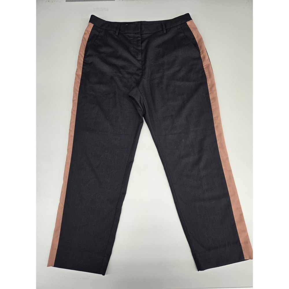 Wildfang‎ the Empower Women's Colorblock Slim Crop Pant Black/Mauve Size 14